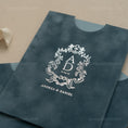 Load image into Gallery viewer, Dusty Blue Velvet Sleeve Pocket - Foil - 2.jpg