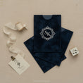 Load image into Gallery viewer, navy-blue-velvet-sleeve-pocket 1.jpg