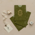 Load image into Gallery viewer, olive-green-velvet-sleeve-pocket 1.jpg