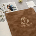Load image into Gallery viewer, Elegant Velvet Marriage Certificate Holder - Personalized Foil Design