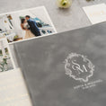 Load image into Gallery viewer, Elegant Velvet Marriage Certificate Holder - Personalized Foil Design