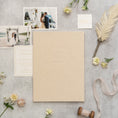 Load image into Gallery viewer, Premium Natural Linen Cover for Marriage Certificate - Personalized Foil Stamp