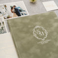 Load image into Gallery viewer, Elegant Velvet Marriage Certificate Holder - Personalized Foil Design