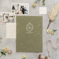 Load image into Gallery viewer, Elegant Velvet Marriage Certificate Holder - Personalized Foil Design