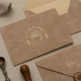 Load image into Gallery viewer, Beige Velvet Envelope
