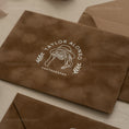 Load image into Gallery viewer, Camel Velvet Envelope
