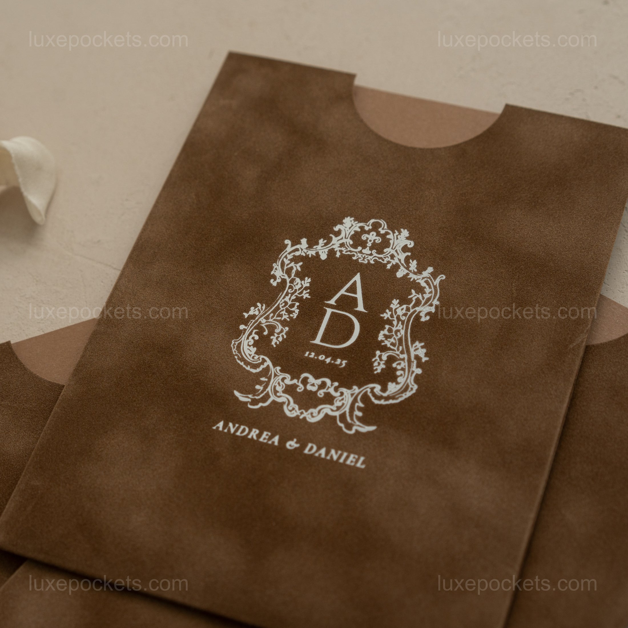 Camel Velvet Sleeve Pocket - Foil - 2.jpg
