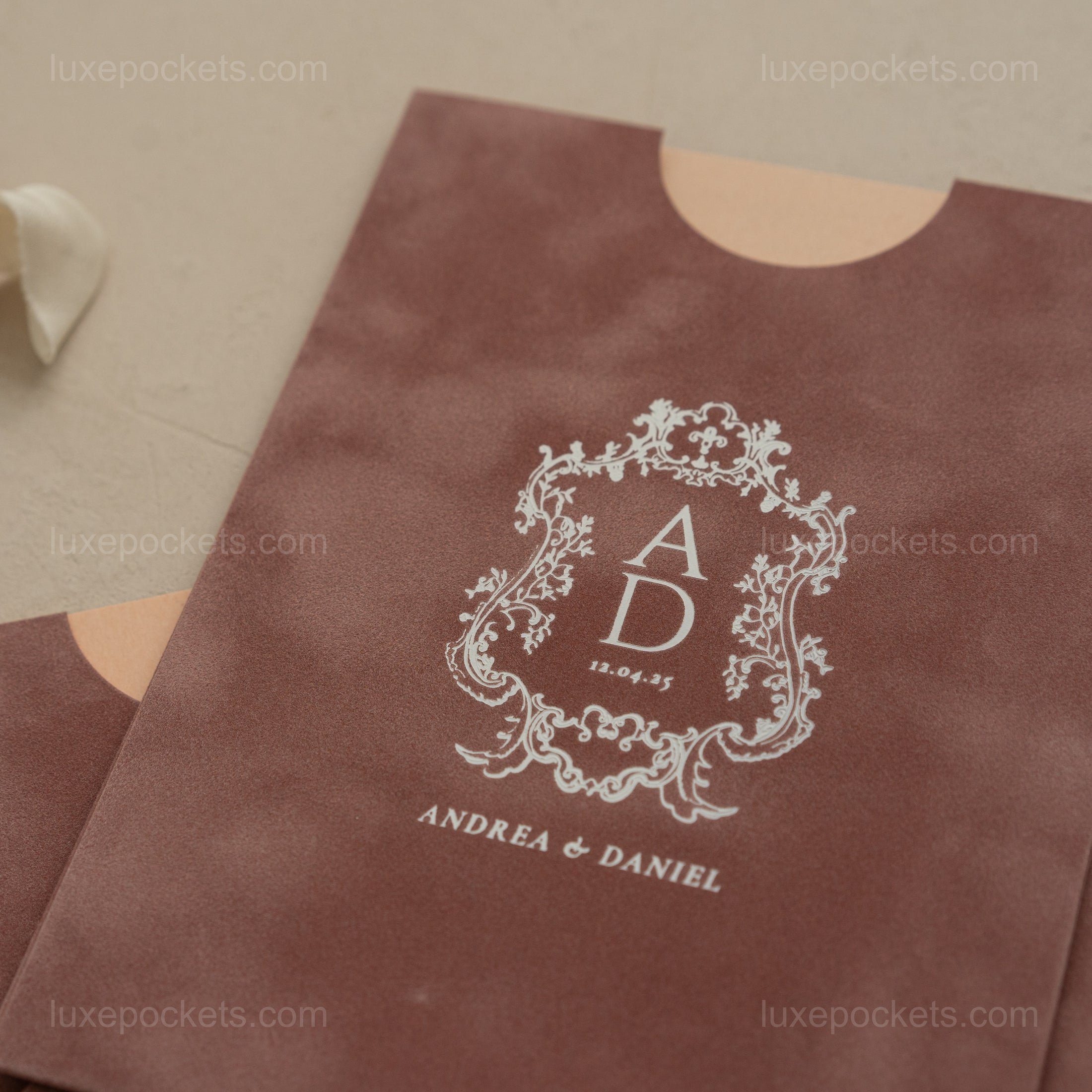 Dusty Rose Velvet Sleeve Pocket - Foil - 2.jpg