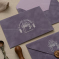 Load image into Gallery viewer, Lavender Velvet Envelope
