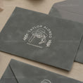 Load image into Gallery viewer, Light Gray Velvet Envelope
