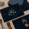 Load image into Gallery viewer, Navy Blue Velvet Envelope
