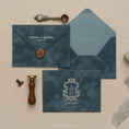 Load image into Gallery viewer, dusty-blue-velvet-invitation-envelope 1.jpg

