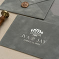Load image into Gallery viewer, light-gray-velvet-invitation-envelope 2.jpg
