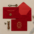 Load image into Gallery viewer, red-velvet-invitation-envelope 1.jpg

