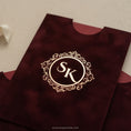 Load image into Gallery viewer, burgundy-velvet-sleeve-pocket 2.jpg
