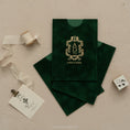 Load image into Gallery viewer, emerald-green-velvet-sleeve-pocket 1.jpg
