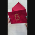 Load and play video in Gallery viewer, Red Velvet Envelope
