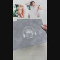 Load and play video in Gallery viewer, Light Gray Velvet Envelope
