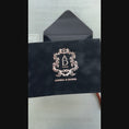 Load and play video in Gallery viewer, Black Velvet Envelope
