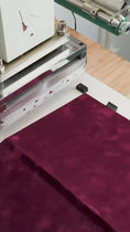 Load and play video in Gallery viewer, Elegant Velvet Marriage Certificate Holder - Personalized Foil Design
